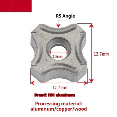 6011 Chamfering machine blade R angle processing steel parts CNC stainless steel cutter grain desktop / composite chamfering cutter grain Shandong Denso Pricision Tools Co.,Ltd.